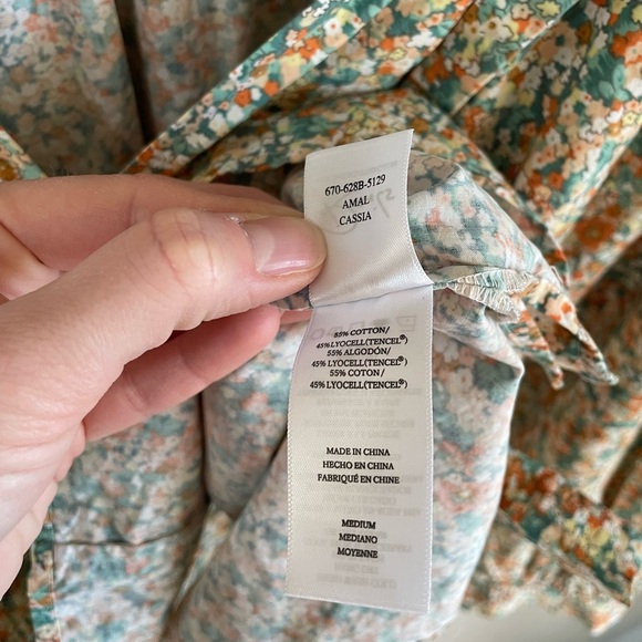 Rails Amal Top in Cassia Floral Blouse - Size Medium - Picture 11 of 13